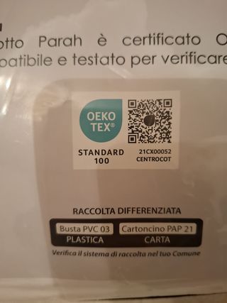 GUANCIALE CUSCINO PARAH 50X80 (NUOVO)