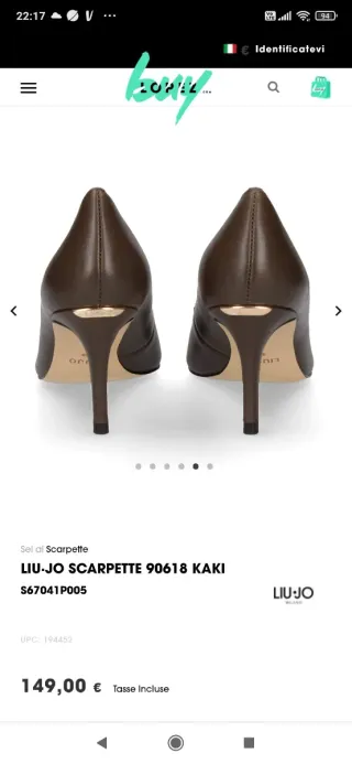 Scarpe Liu Jo marroni tacco alto