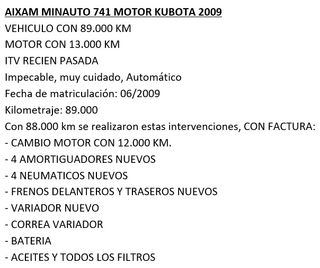 AIXAM MINAUTO 741 2009