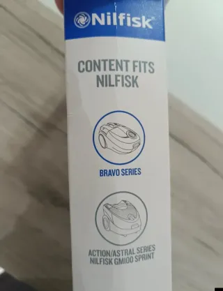 5 Sacos Nilfisk One + Prefiltro