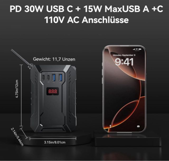 Inversor 12V a 220V con Pantalla Digital