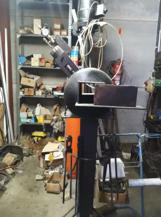 Fragua alta temperatura con aceite y aire