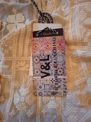 Camisa sin mangas V&L beige