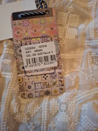 Camisa sin mangas V&L beige