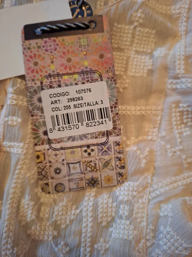 Camisa sin mangas V&L beige