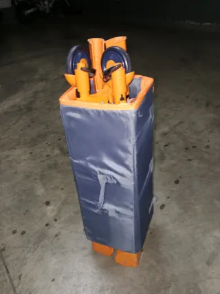 Parque infantil plegable naranja