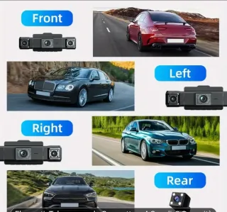 Dash Cam 4 Canali 1080P VAVUPO