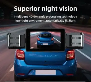 Dash Cam 4 Canali 1080P VAVUPO