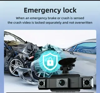 Dash Cam 4 Canali 1080P VAVUPO