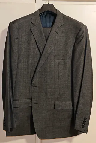 Traje Burberry Gris Dos Piezas