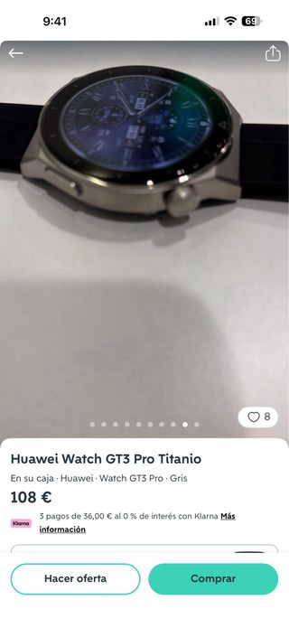 HUAWEI GT3 Pro Titanio