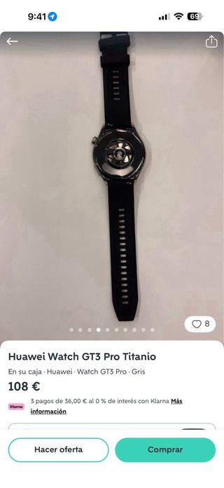 HUAWEI GT3 Pro Titanio