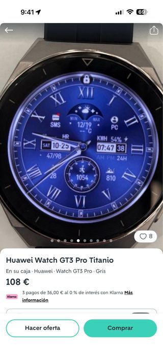 HUAWEI GT3 Pro Titanio