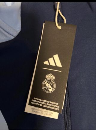 Sudadera Real Madrid Adidas Azul Talla XL