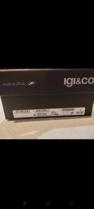 Sandali Igi&Co Tg 38 Beige/Giallo