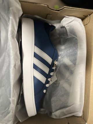 Zapatillas Adidas Gran Court Azul y Blanco