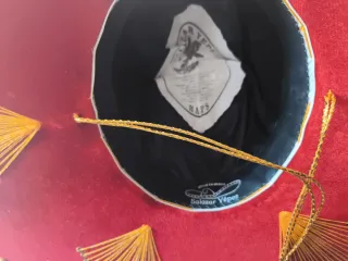 Sombrero Mariachi Bordado Dorado y Rojo