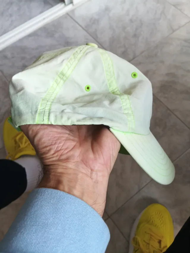 Gorra Adidas Running Verde y Amarillo