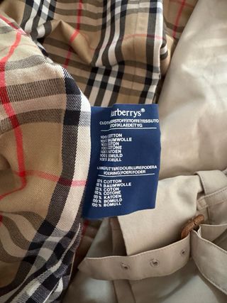 Impermeabile Burberrys vintage beige