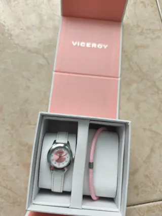 Conjunto Viceroy Reloj y Pulsera Niña Rosa