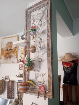 Soporte Vintage de pared tazas ¿O?