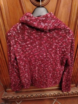 Maglione donna lana fucsia