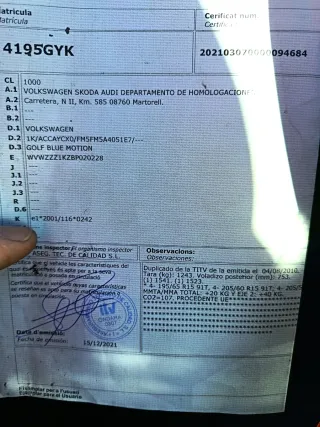 Volkswagen Golf 5 puertas