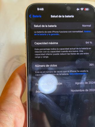 iPhone 16 Pro Max 256 GB Plata