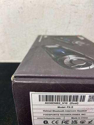 : Fodsports FX-S Intercomunicador Casco Moto