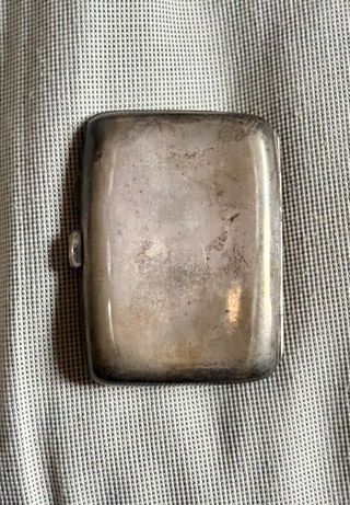 Porta sigarette Vintage Argento