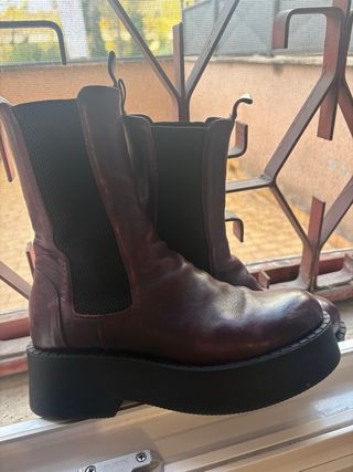 Beatles Stivali Donna Bordeaux Tg 37, Histor541