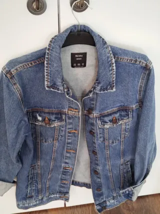 Chaqueta vaquera Bershka oversize XXS