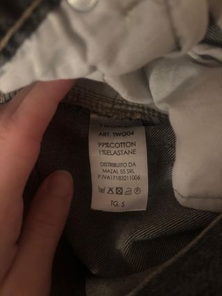 Jeans TWO WAY grigi taglia S