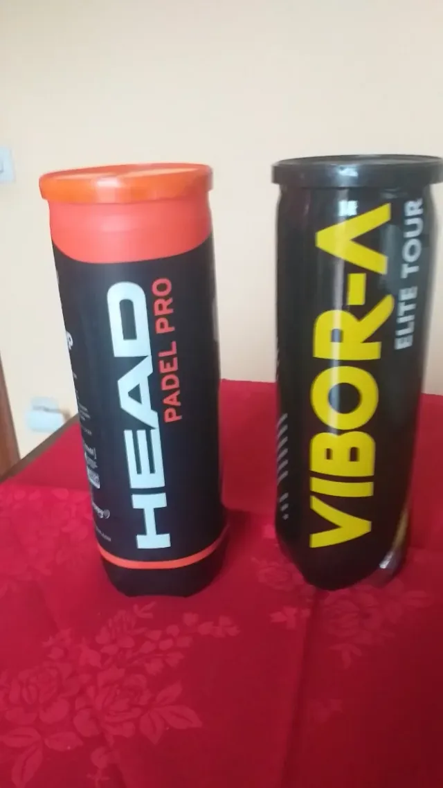 Lote 6 Pelotas Pádel Head y Vibor-A
