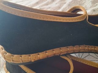 Bailarinas Etereo Talla 38 Negro y Dorado