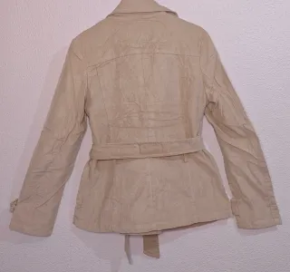 Chaqueta/Gabardina Estilo Trench Corto de Pana