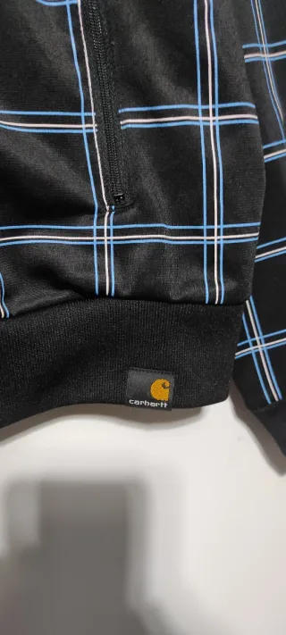 Sudadera Carhartt cremallera cuadros