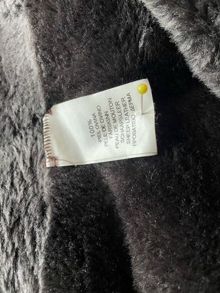 Abrigo Piel Doble Faz Massimo Dutti Marrón