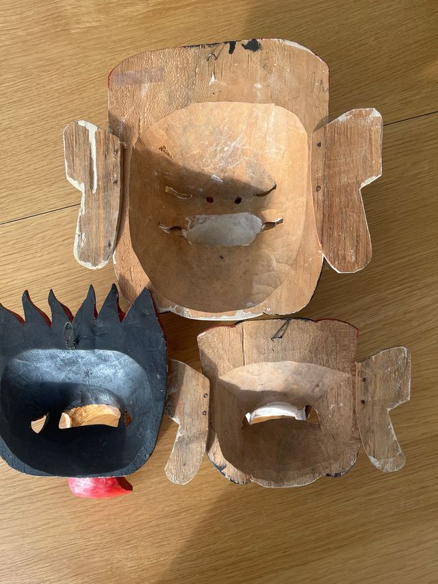 Máscaras Rangda Indonesia Bali