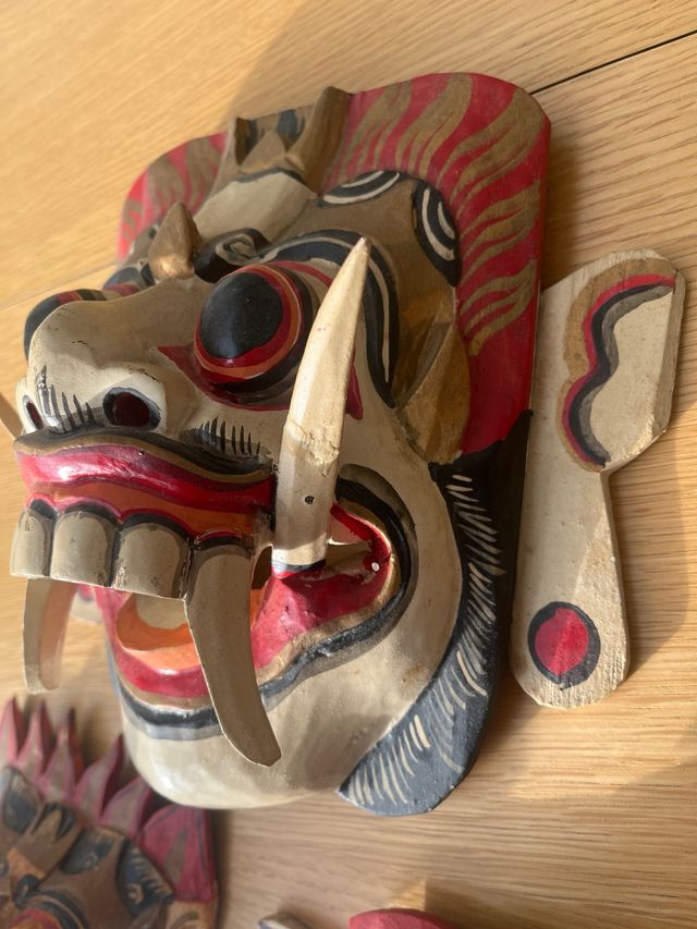 Máscaras Rangda Indonesia Bali