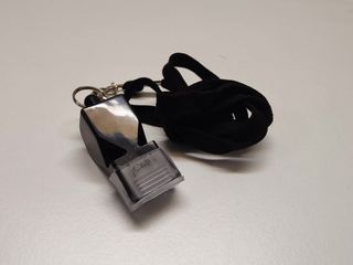 Fischietto Tipo FOX 40 Nero Cordino NUOVO