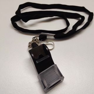 Fischietto Tipo FOX 40 Nero Cordino NUOVO