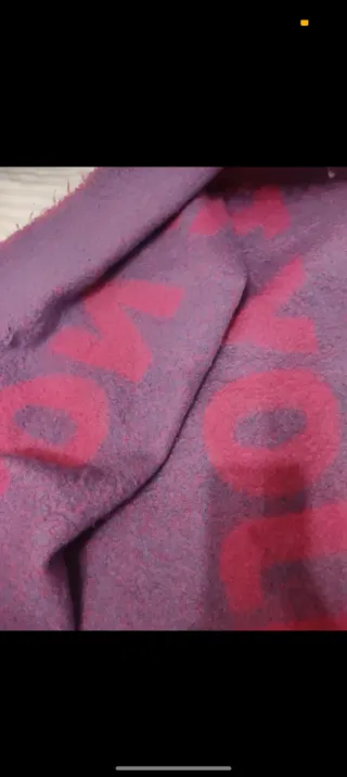 Bufanda XXL rosa y morada