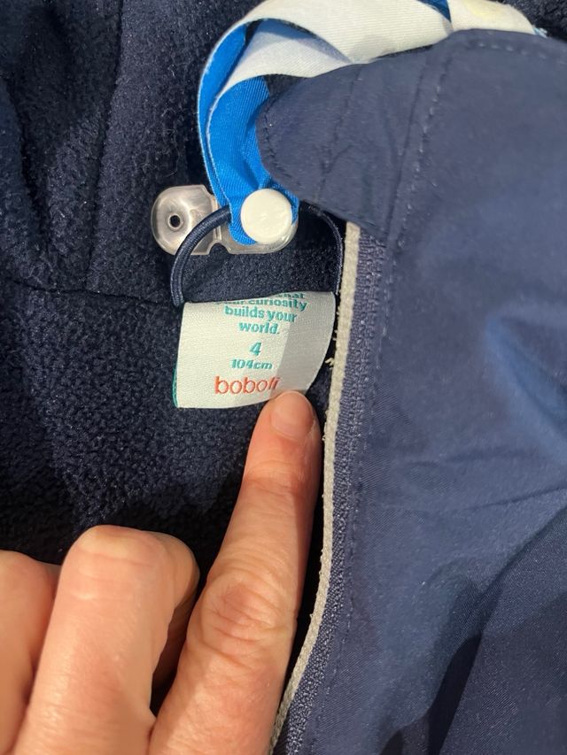 Abrigo niño 4 años 2 piezas chaleco