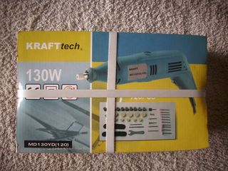 Mini taladro amoladora Krafttech 130W. Nuevo