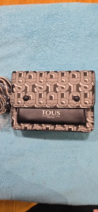 Bolso Tous Negro y Gris Nuevo