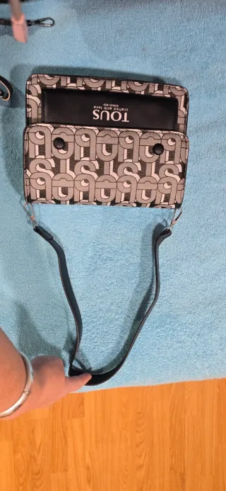 Bolso Tous Negro y Gris Nuevo