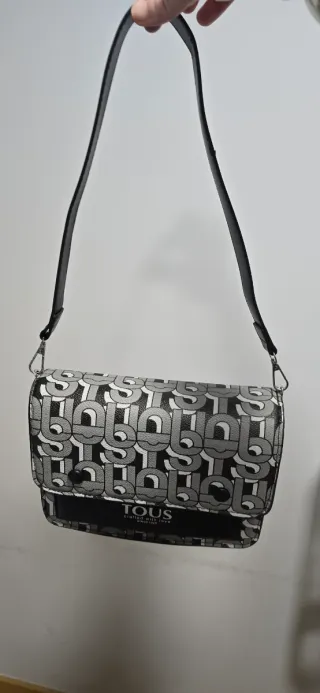 Bolso Tous Negro y Gris Nuevo