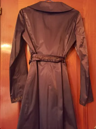 Gabardina marrón Talla 38