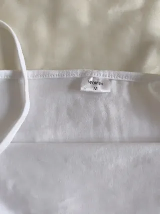 Camiseta tirantes blanca talla M